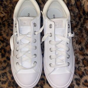 Converse Kids White Slip-On Sneakers